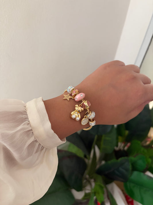 Blush teddy pandora