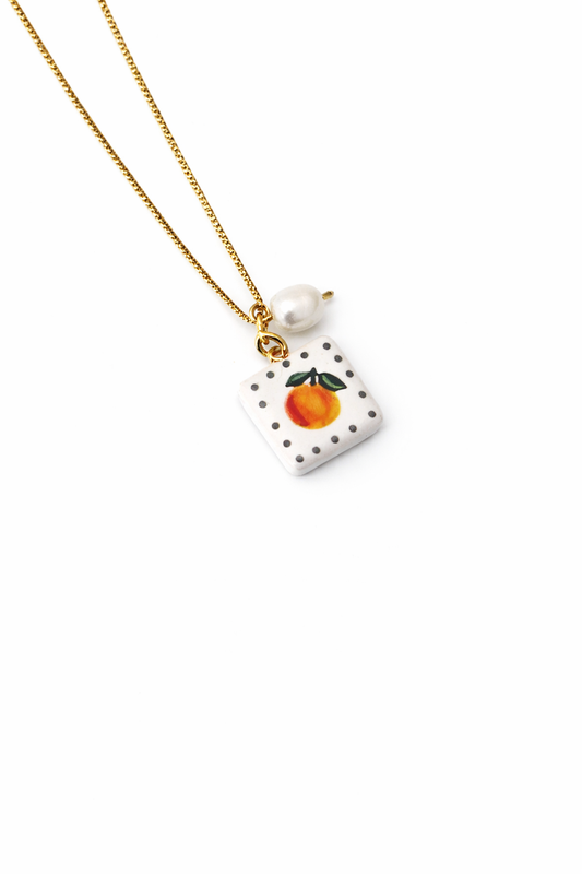Tangerine neckpiece