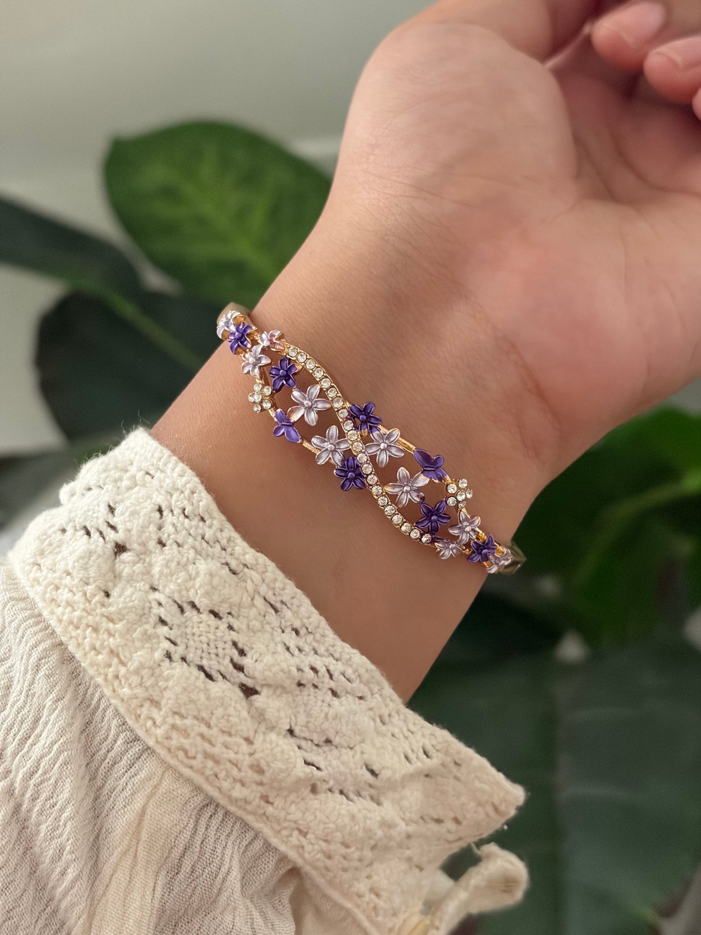 gardenia botanical bracelet
