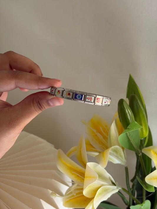No nazar Italian charm bracelet
