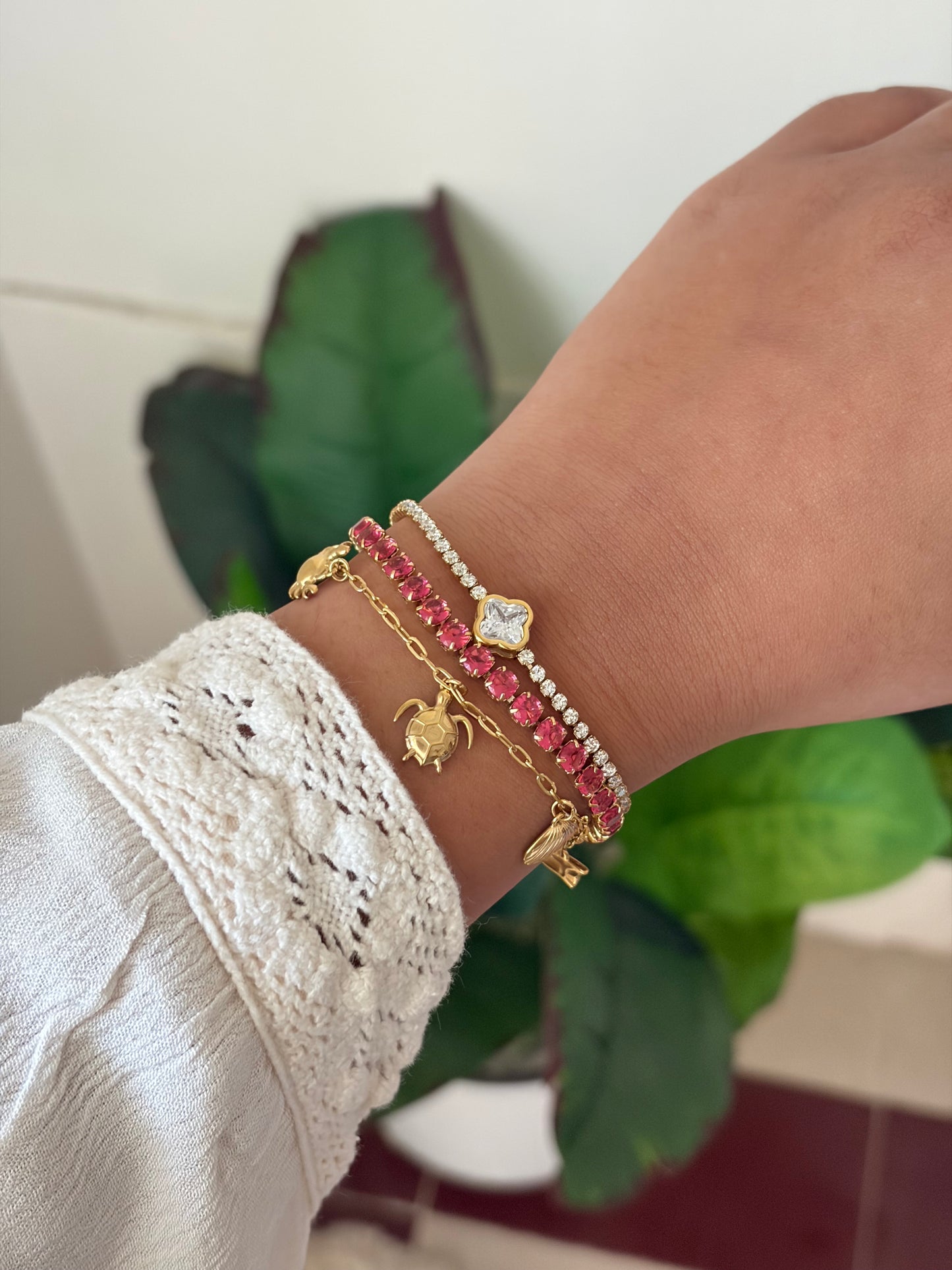 Liana tennis bracelet