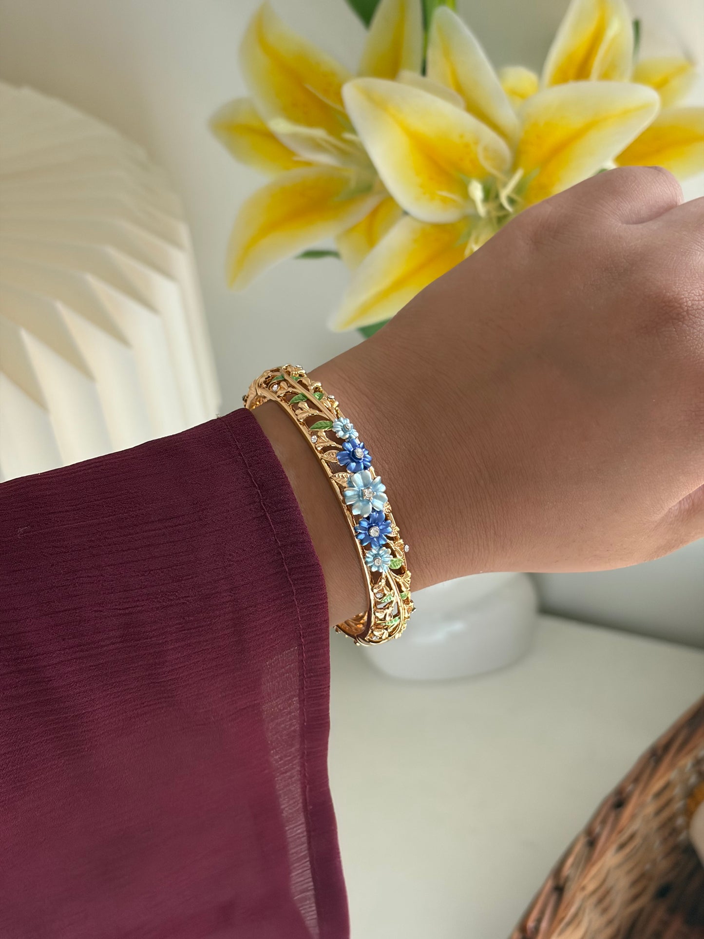 Bloom botanical bracelet