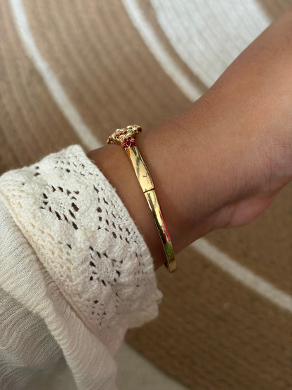Earthy botanical bangle