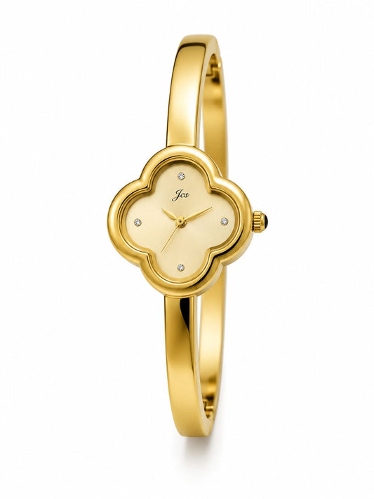 Honey dial clover watch