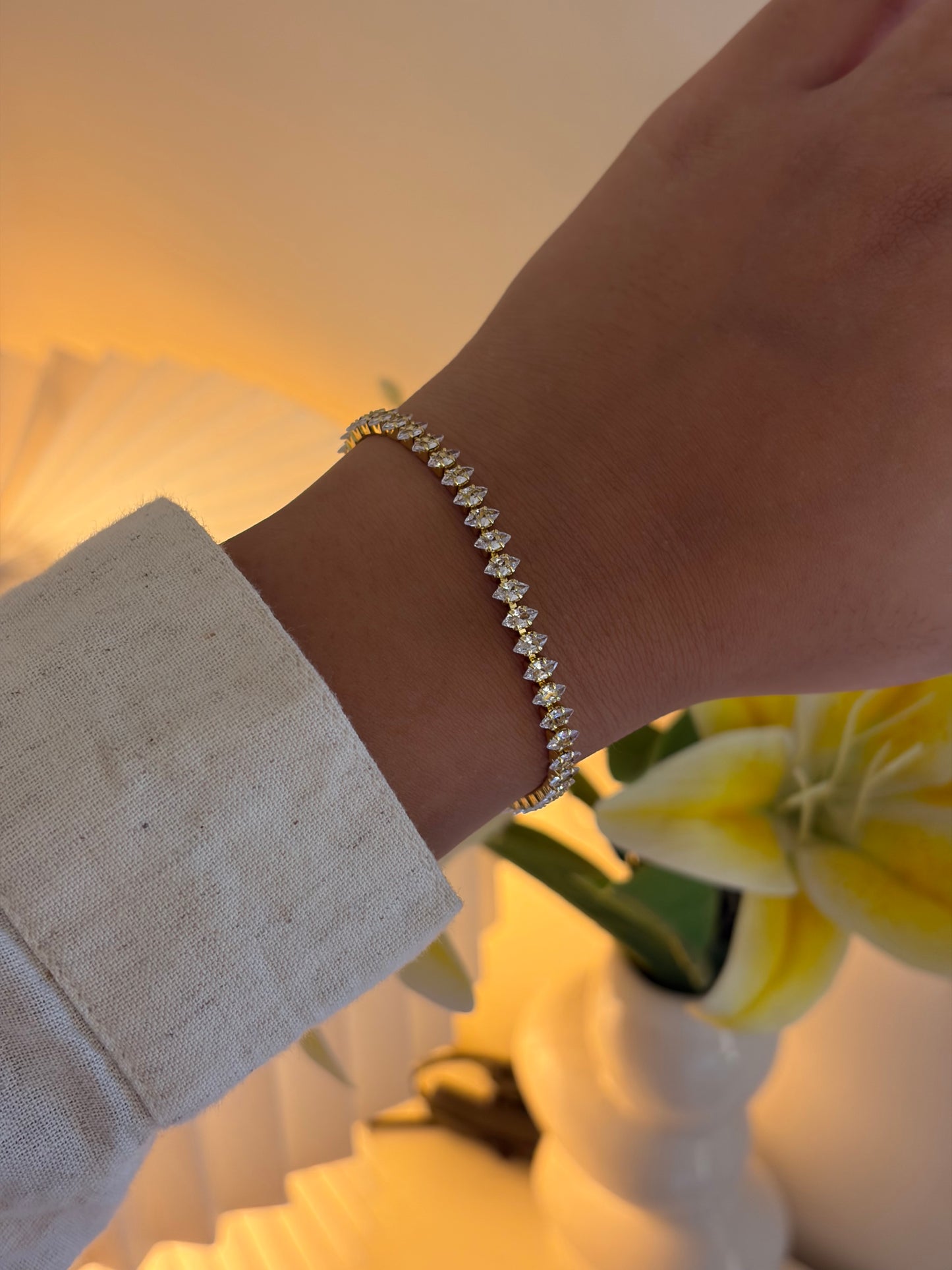Maria tennis bracelet