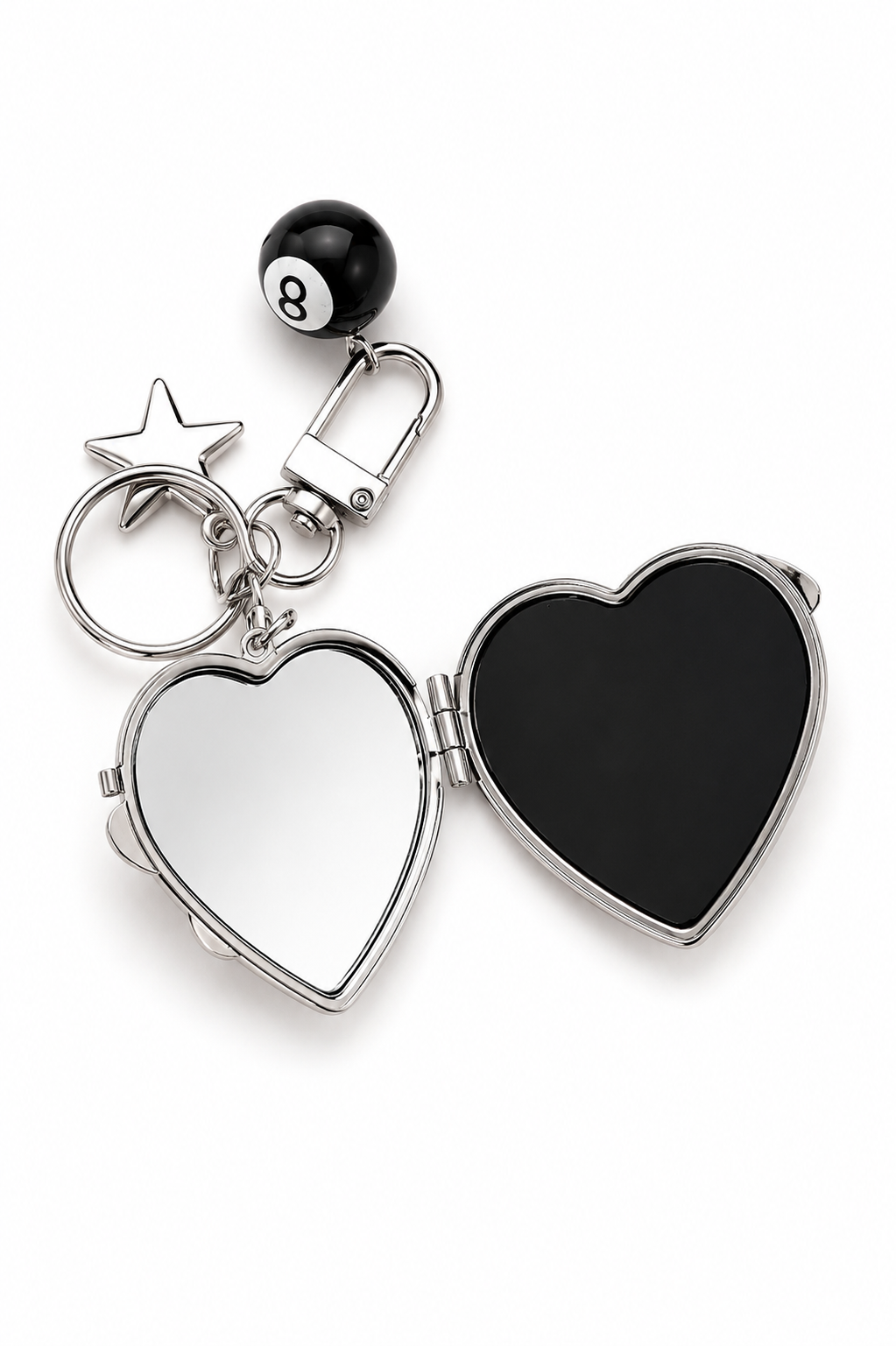 Mirror maze bag charm