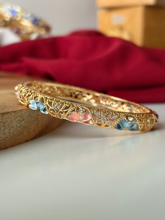 Roselle botanical bracelet