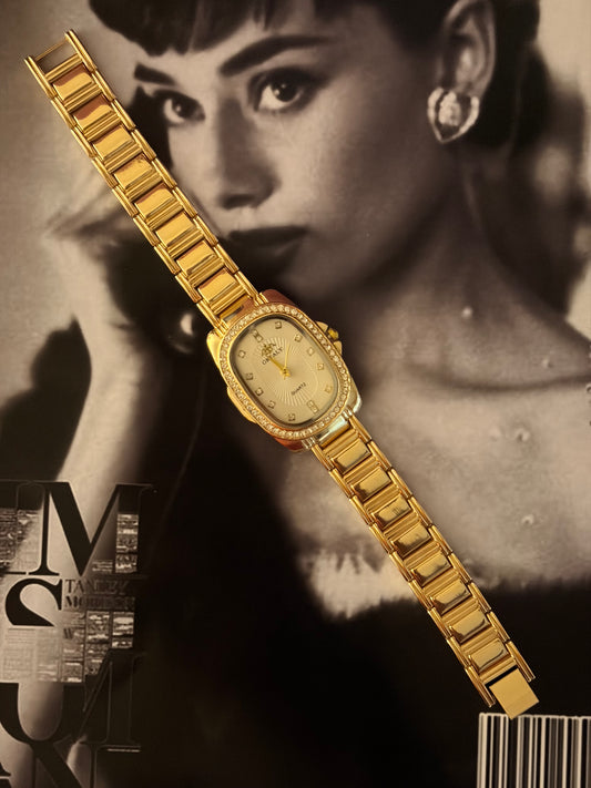 Timeless chunky diamond watch