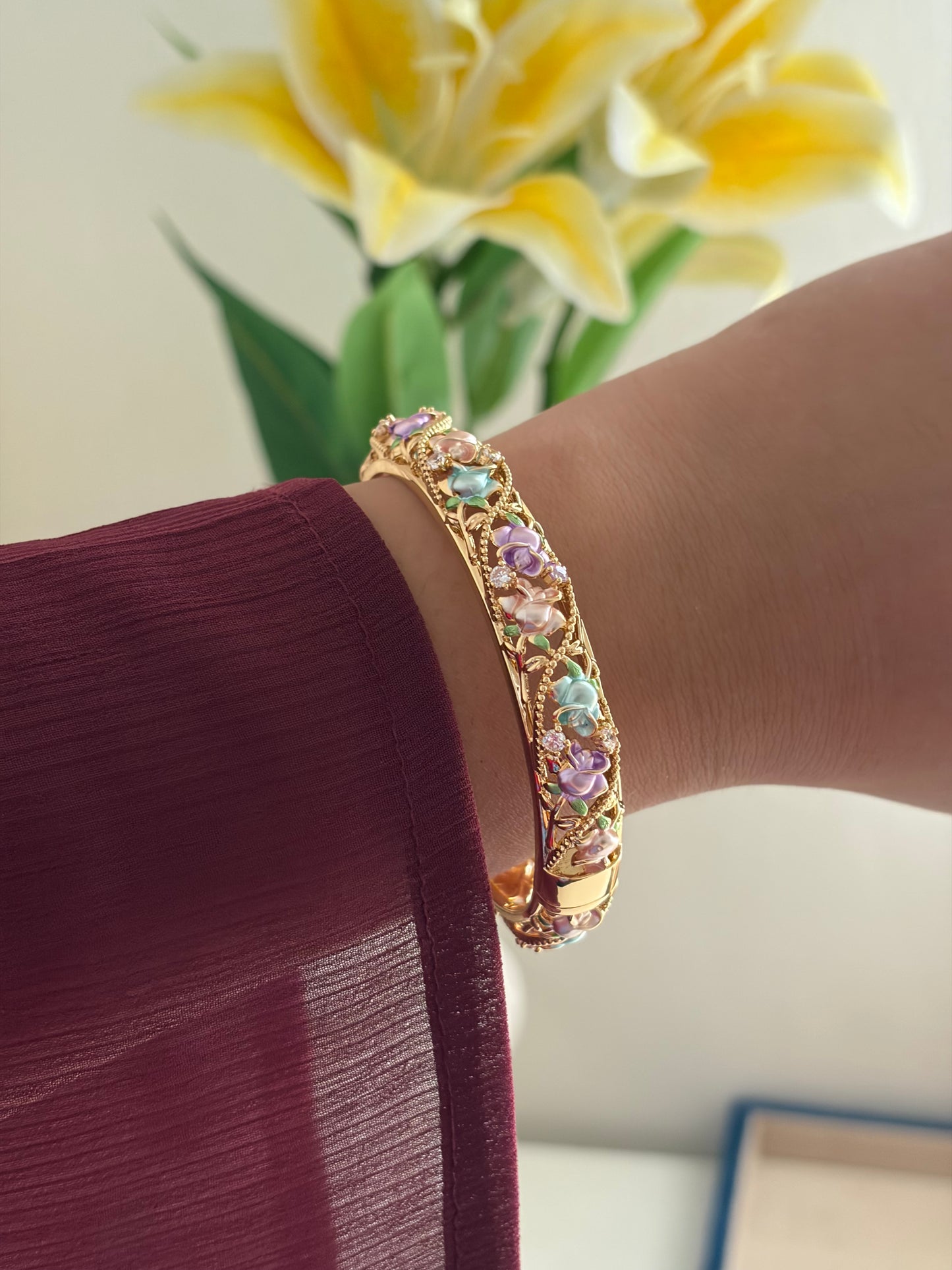 Sia botanical bracelet