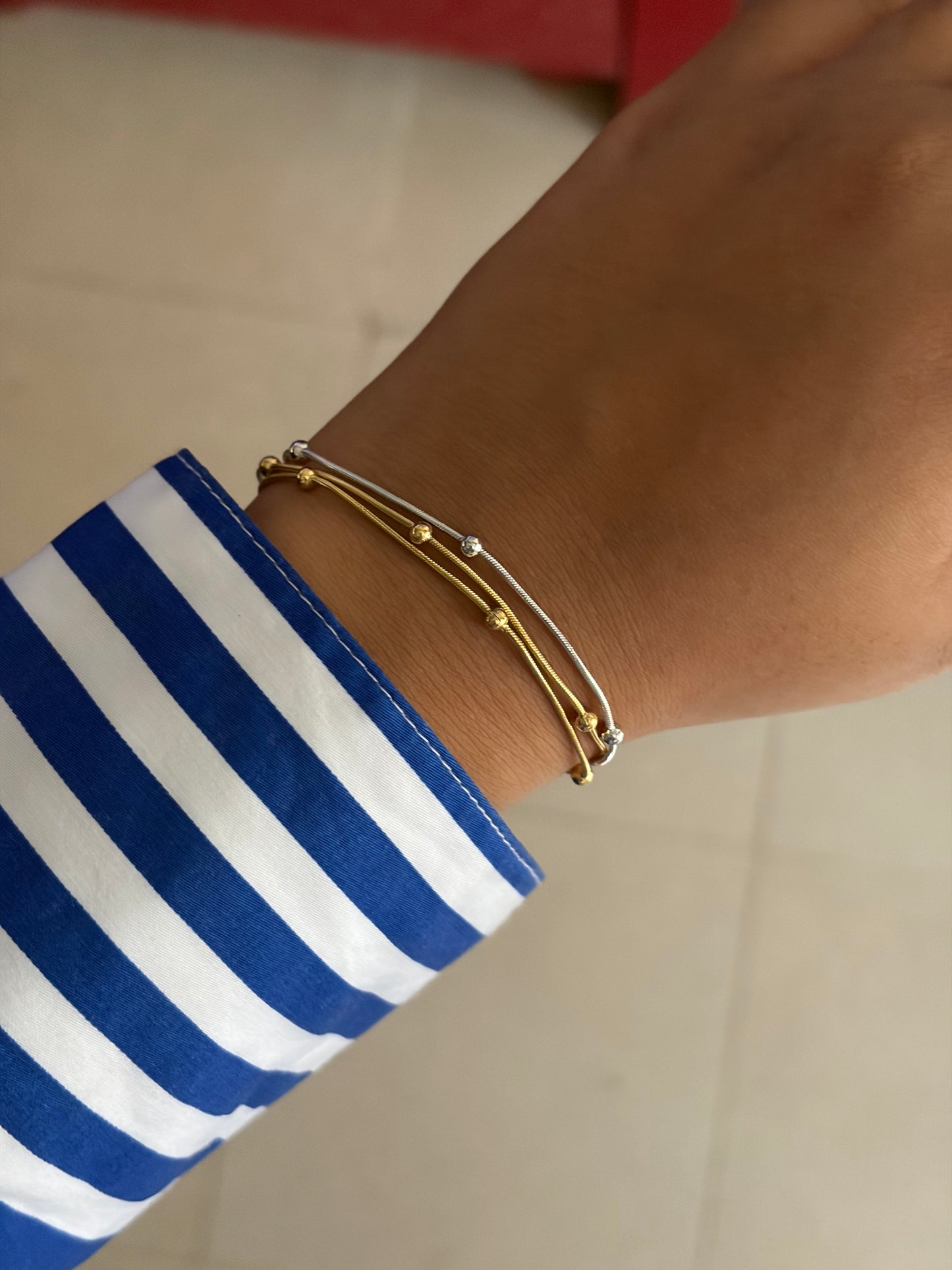 Mira mix metal bracelet