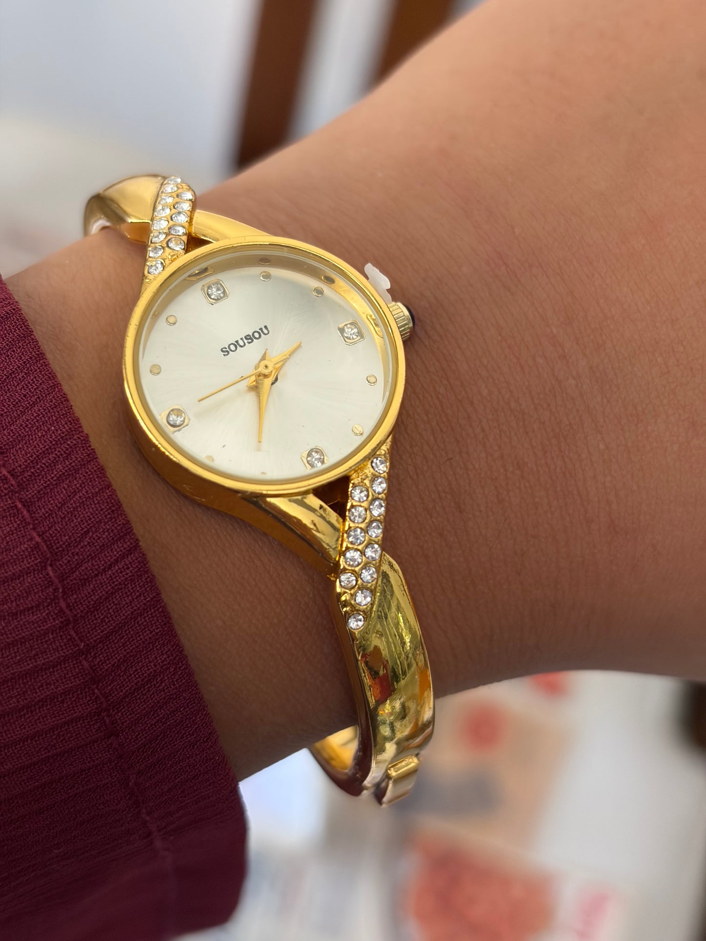 Amara twisty bangle watch