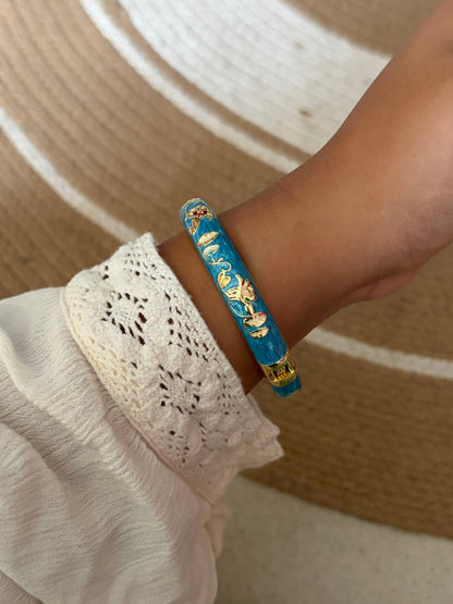 Lara enamel bangle