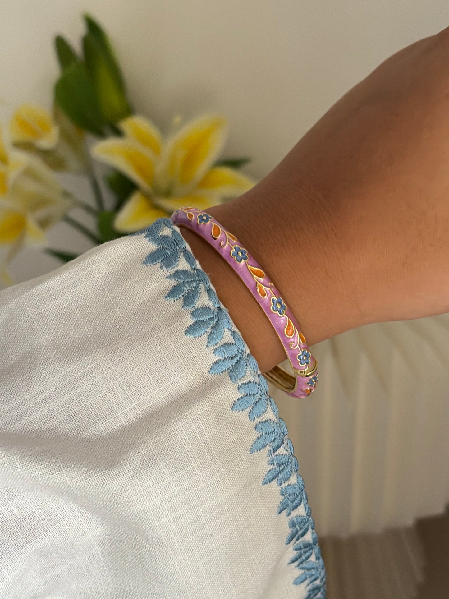 Pemmy enamel bangle
