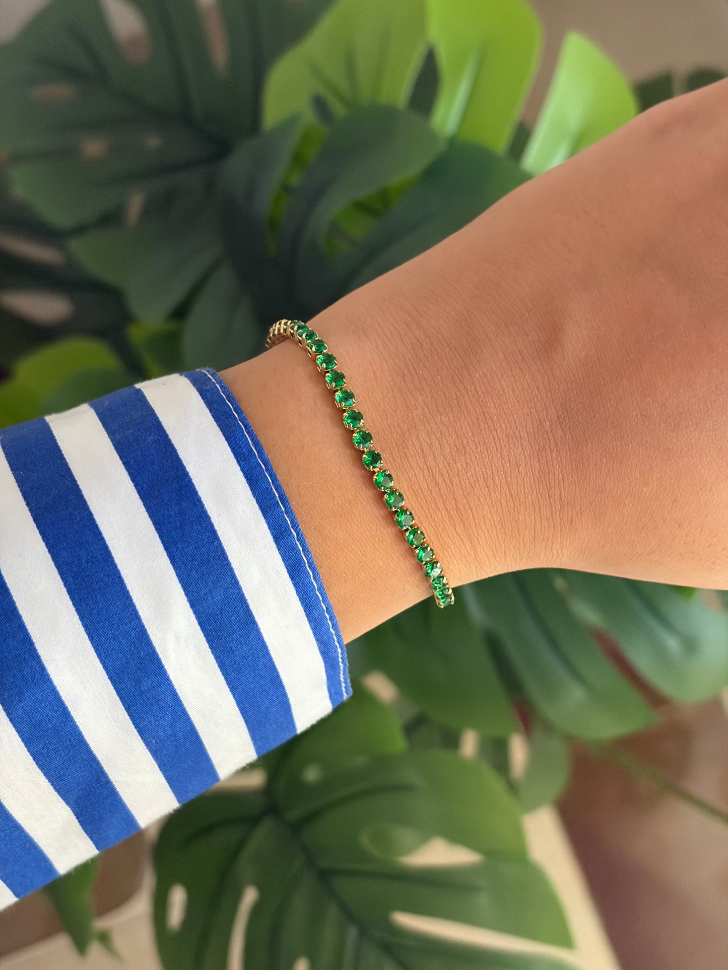Zara mini tennis bracelet