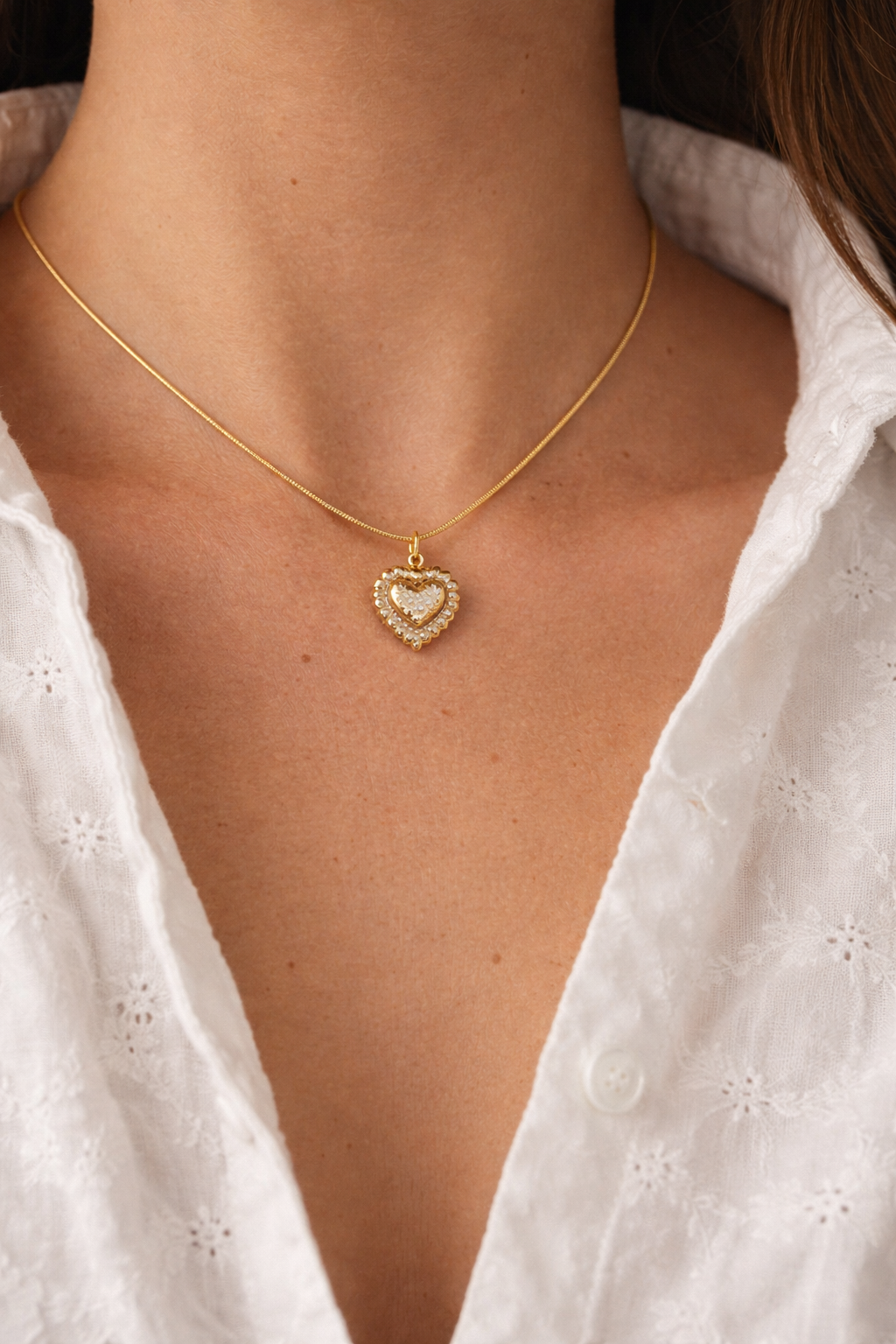 Betty heart necklace