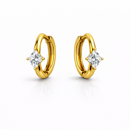 Niva diamond hoops
