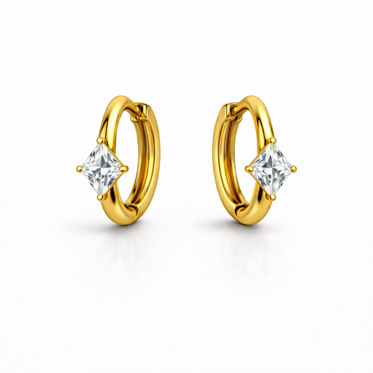 Niva diamond hoops