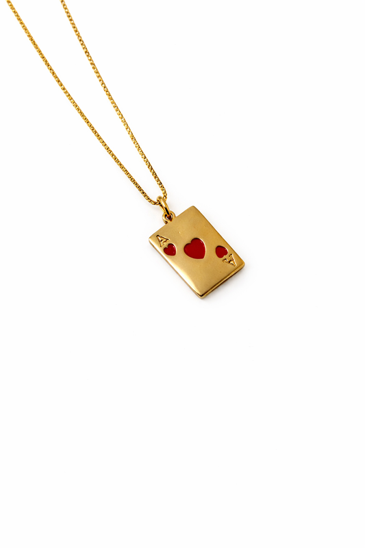 Ace of heart neckpiece