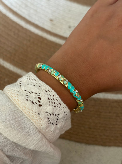 Tanya enamel bangle