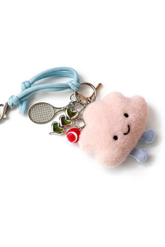 Blush Cloud Bag Charm