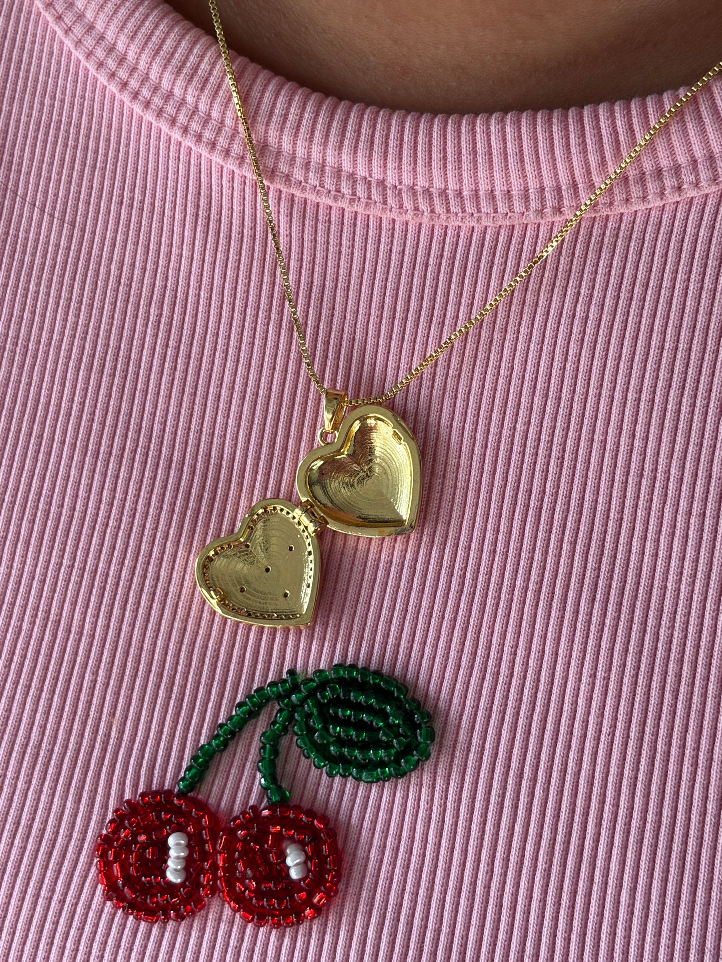 Lovers locket neckpiece