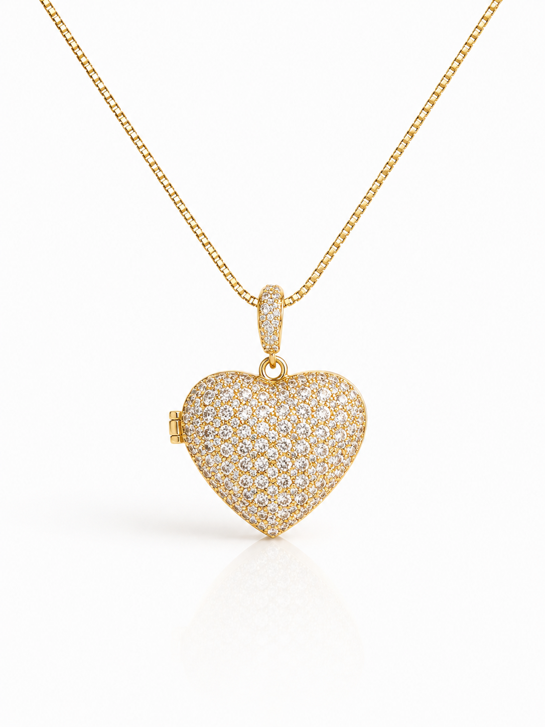 Sweet diamond locket