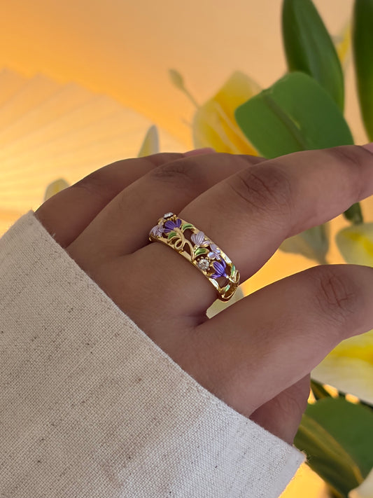 Gardenia botanical ring