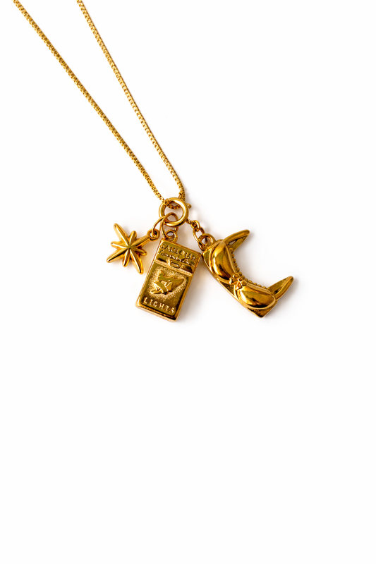 Bikini and cigarette necklace