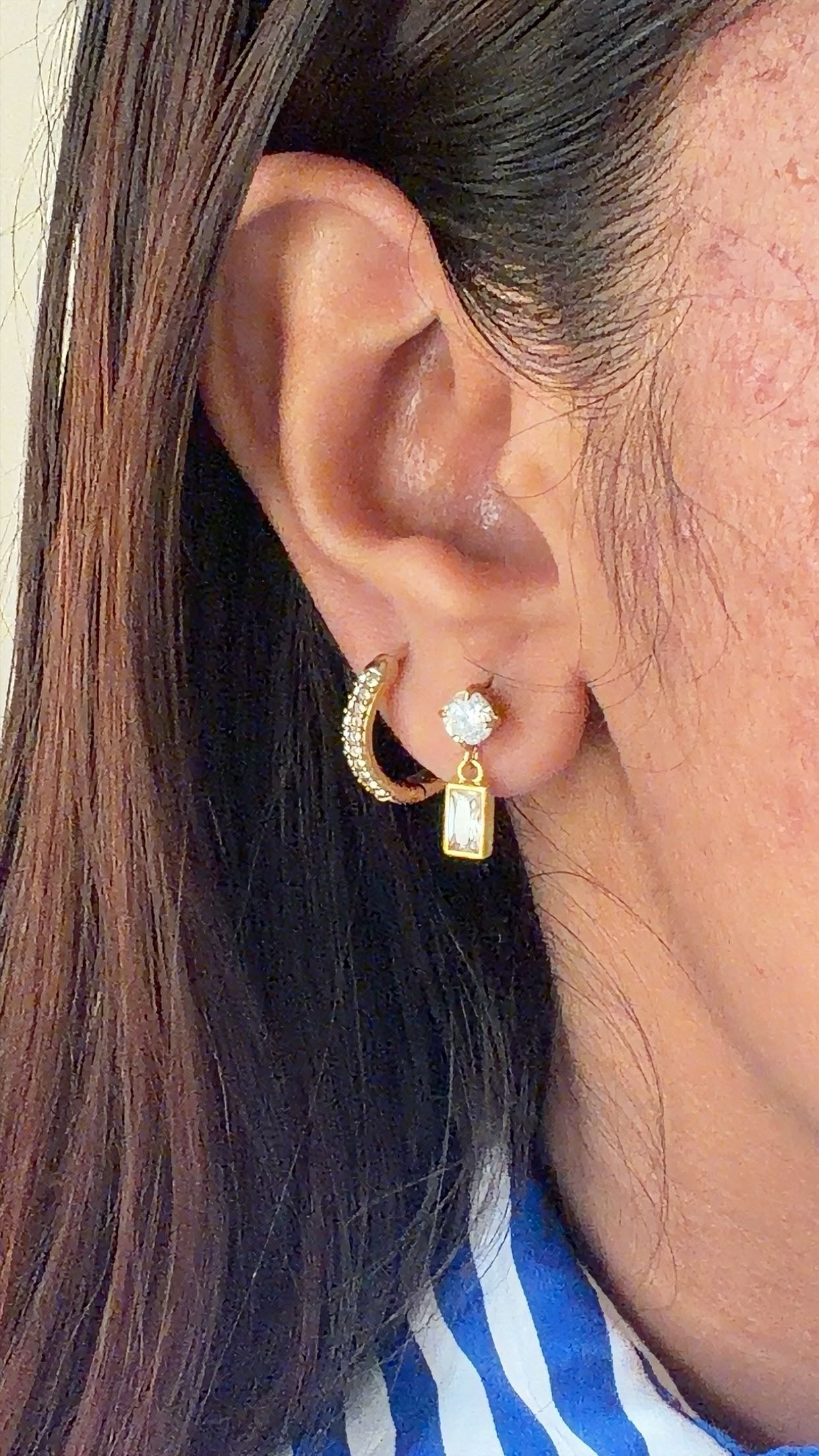 Nora diamond studs