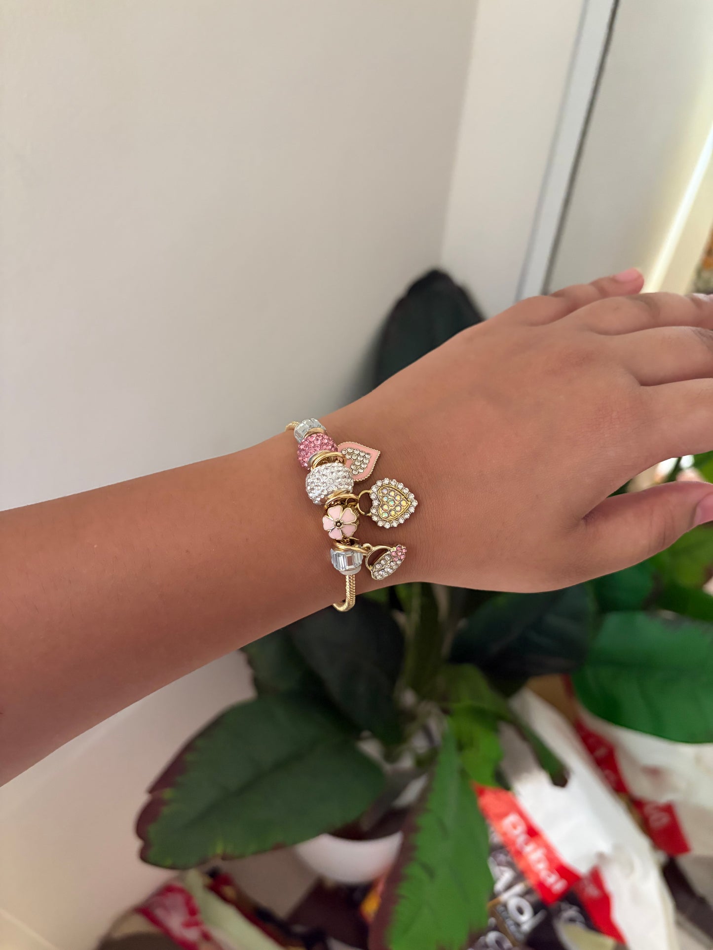 Blush heart pandora