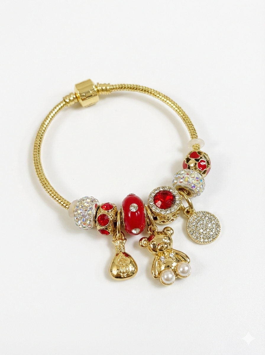 Red pandora bracelet