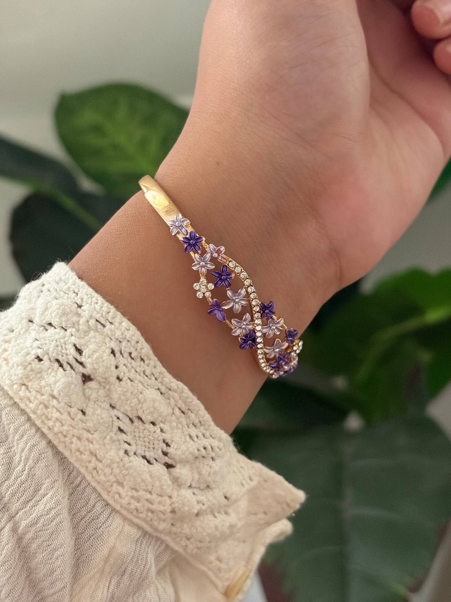 gardenia botanical bracelet