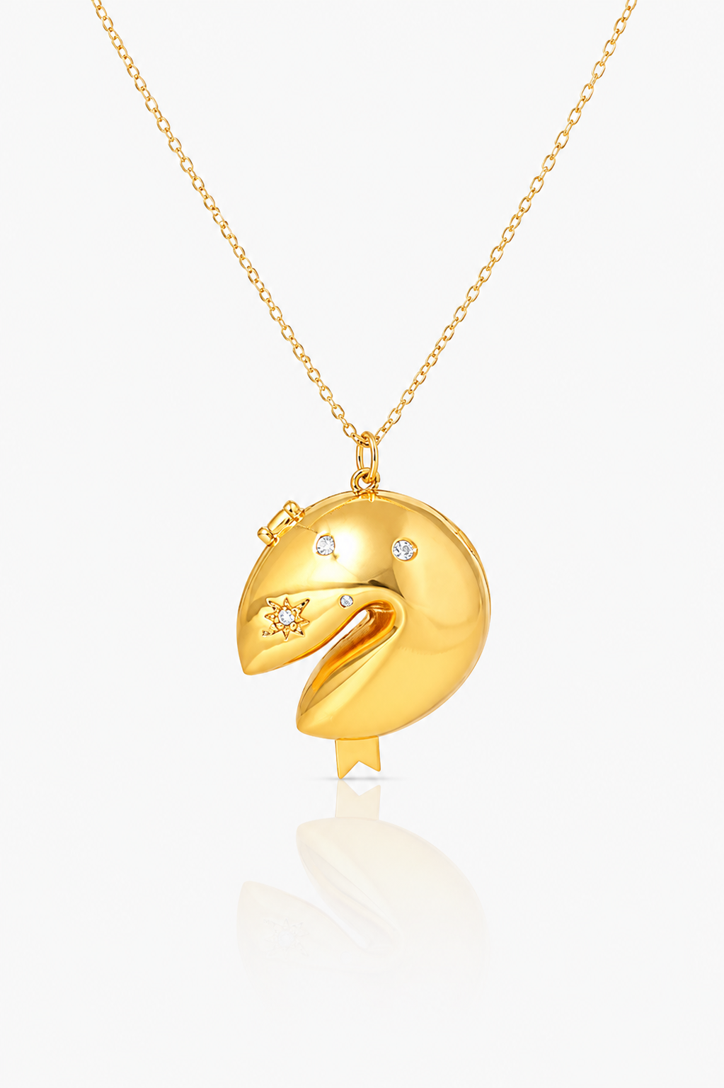 Fortune cookie neckpiece (invest in yourself message )