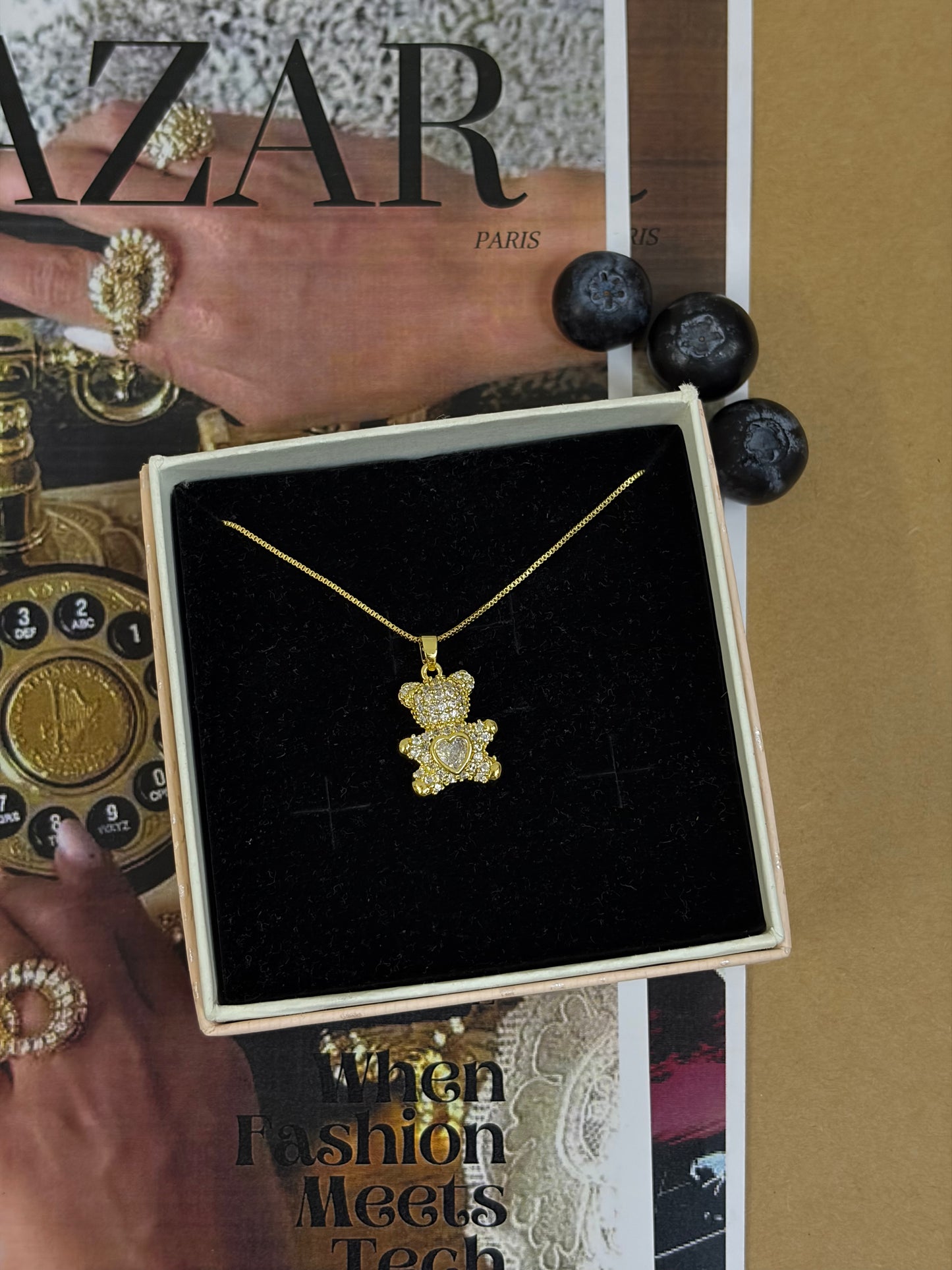 Iced Teddy Neckpiece