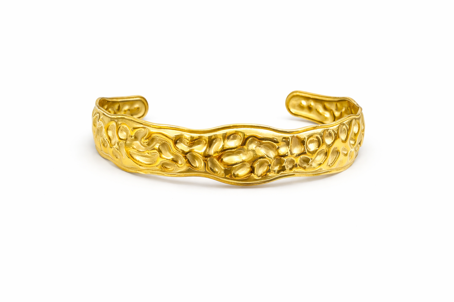 Hammered cuff
