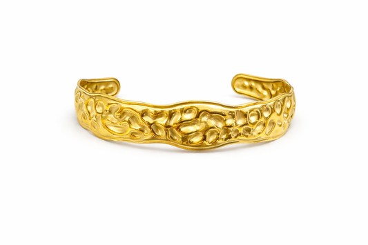 Hammered cuff