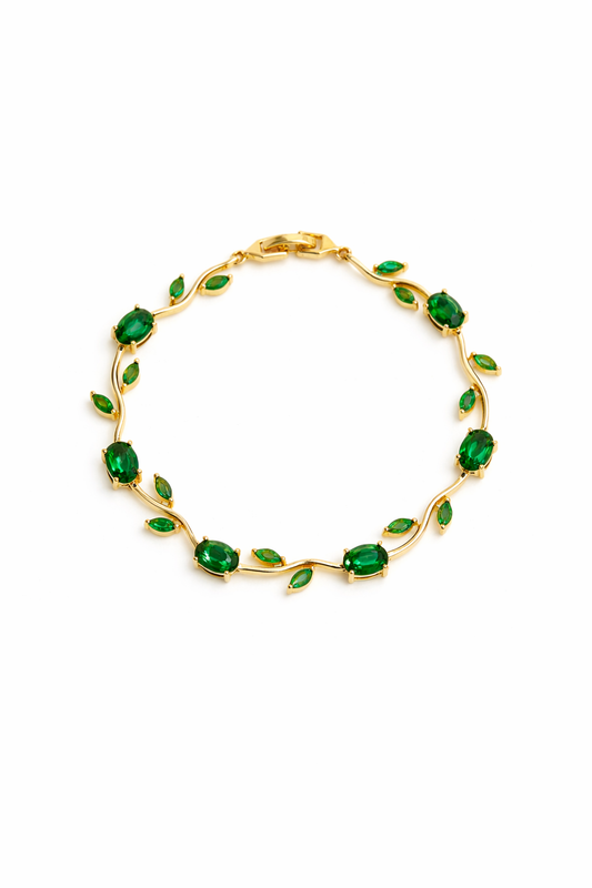 green tulip bracelet
