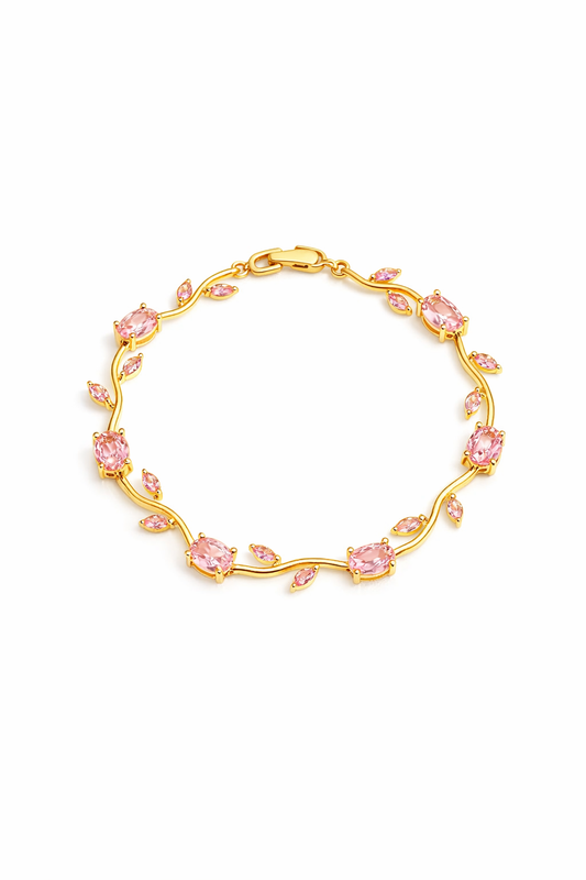 pink tulip bracelet