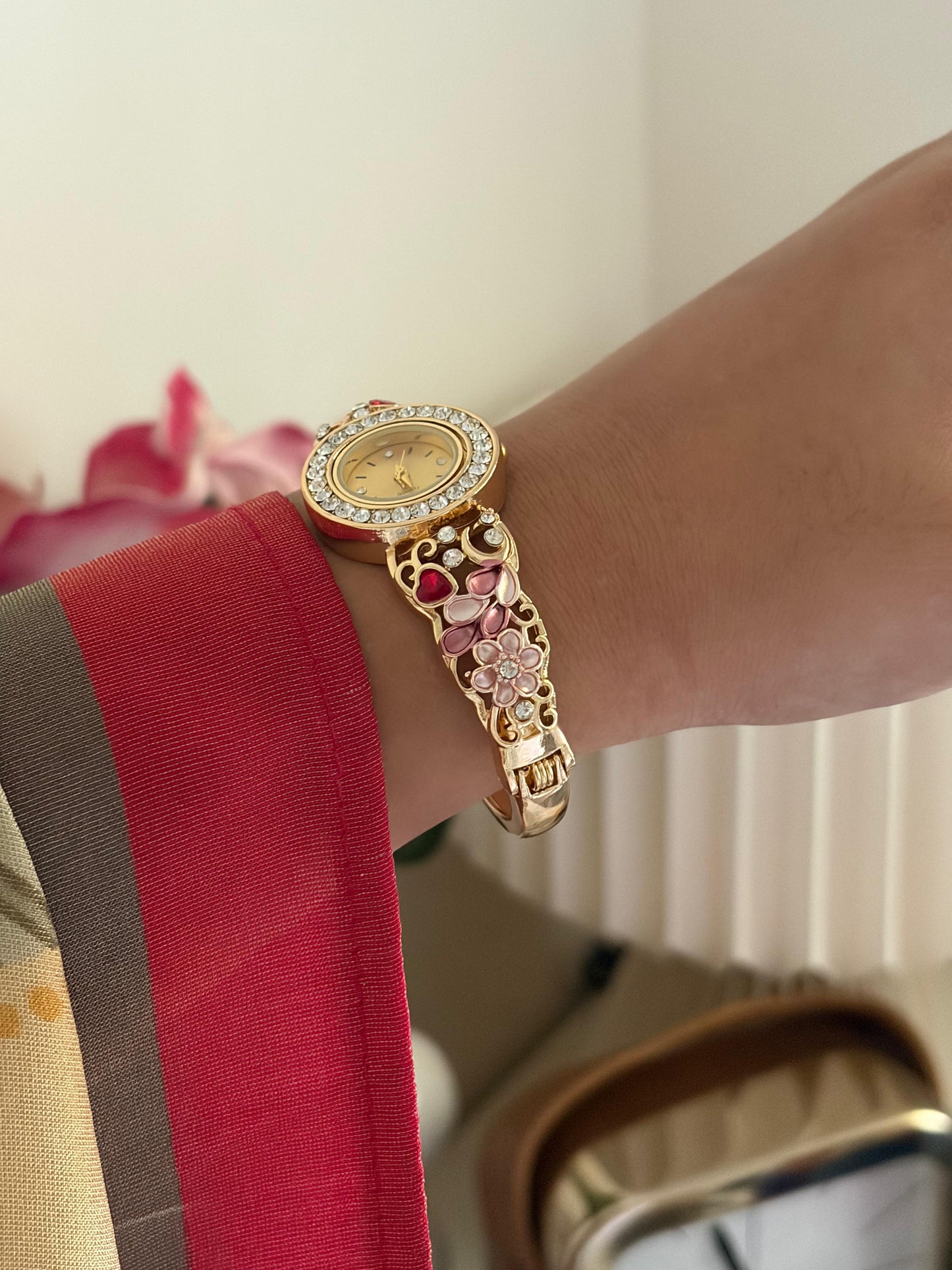Pomegranate Botanical Watch